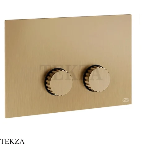 Gessi Incastri Клавиша смыва для инсталляции Tece profil octa 2 75617-726, бронза Brushed