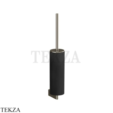 Gessi Origini Туалетный ершик настенный, черный 66420-720, Nickel PVD