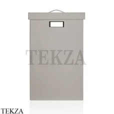 Decor Walther BROWNIE WB Корзина для белья, с крышкой 0924749, тауп, эко-кожа