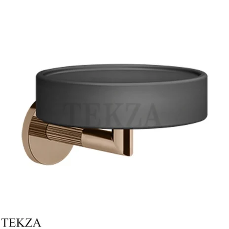 Gessi INGRANAGGIO Мыльница настенная композит черный 63802-030, Copper PVD
