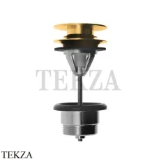 FIMA Carlo Frattini Сливной гарнитур для раковины click-clack F2677OR, золото глянец