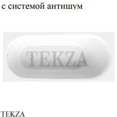 BETTE BetteComodo Ванна прямоугольная, сталь 1253-000, система антишум, белый глянец