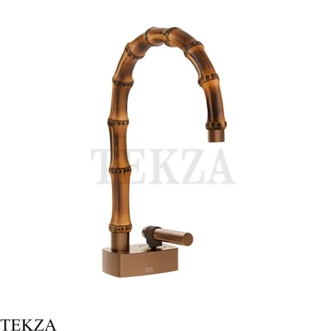 Gessi Jacqueline Смеситель для раковины, без донного клапана 77001-708, медь Brushed