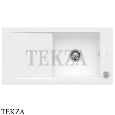 Villeroy & Boch Timeline flat Кухонная мойка вровень со столешницей 67901FR, белый глянец1, ceramicplus