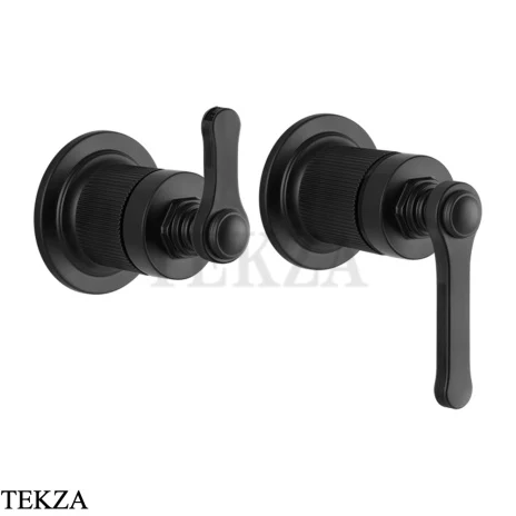 Gessi VENTI20 Смеситель для душа, 2 потока, вешняя часть 65038-299, Black XL