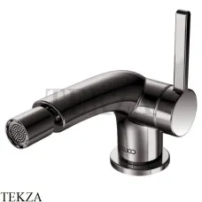 Keuco Edition 400 Смеситель для биде, с донным клапаном 51509130000, Хром черный шлифованный