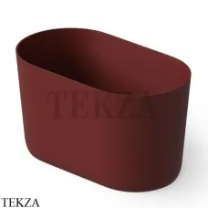Dea Design Single Ванна отдельностоящая сидячая 135x75 Solid Surface DD8673 1350 17, Red Wine №17