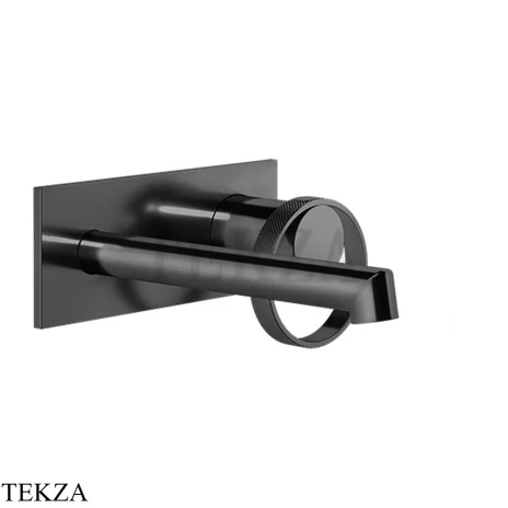 Gessi ANELLO Смеситель для раковины на планке, внешняя часть 63388-706, Black Metal PVD