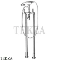 Bossini LIBERTY Смеситель для ванны напольный, с гарнитуром L00130.030, хром глянец