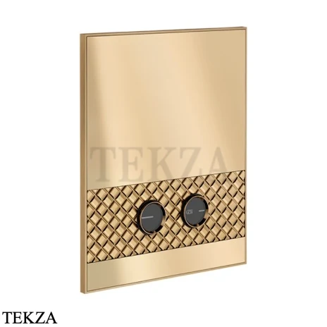 Gessi Pelle Tresse Клавиша смыва для инсталляции Geberit Sigma 8 и Sigma 12, 78811-726, Warm Bronze Br. PVD