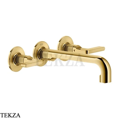 Gessi INCISO Смеситель для раковины излив средний, внешняя часть 58090-246, Gold PVD
