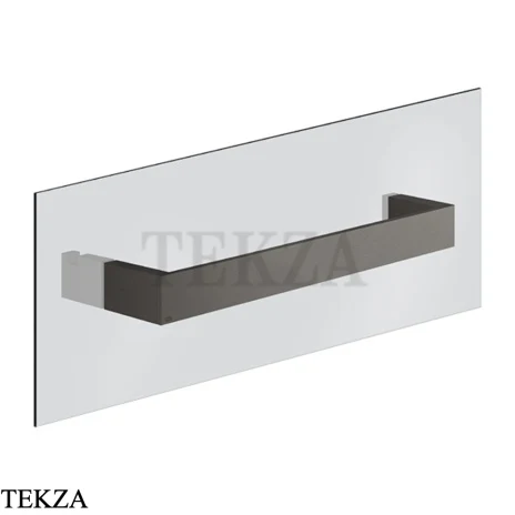 Gessi Rettangolo Полотенцедержатель для крепления на стекло, 30 см 20961-707, Black Metal Brushed PVD