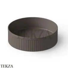 Dea Design Washbasins Раковина настольная D40 Solid Surface DD9802 400 6, Grey Brown №6