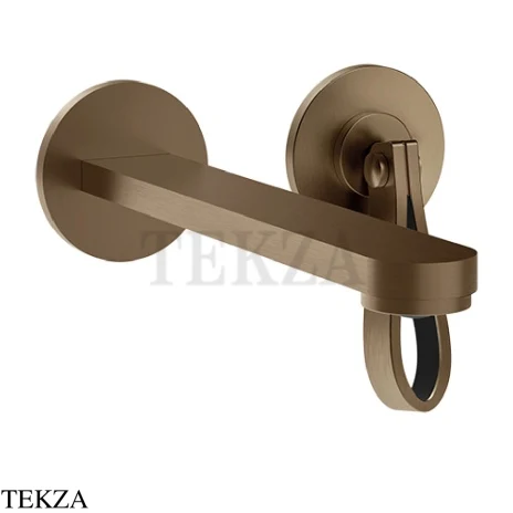 Gessi Pelle Laccetto Смеситель для раковины, внешняя часть, 78388-761, Coffee Bronze Brushed PVD