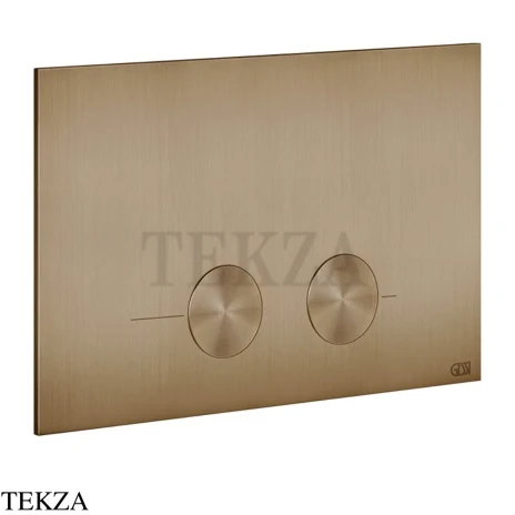 Gessi Total look Клавиша смыва для инсталляции Geberit Sigma 8 и Sigma 12, 54611-791, Deep Bronze Brushed PVD