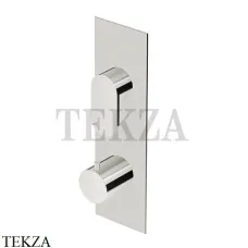 Zucchetti Octo Термостат для душа на 2 потока, внешняя часть ZOC646.C8, nickel глянец