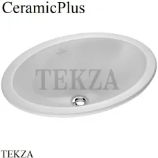 Villeroy & Boch Loop&Friends Раковина встраиваемая сверху 50х35,5, с переливом 615510R1, белый глянец, ceramicplus