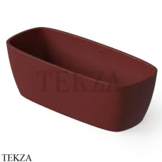 Dea Design Soul Ванна отдельностоящая скругленная 170x72 Solid Surface DD8632 1700 17, Red Wine №17