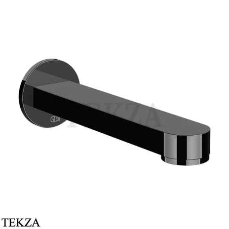 Gessi Pelle Tresse Излив для ванны настенный монтаж, 78103-706, Black Metal PVD