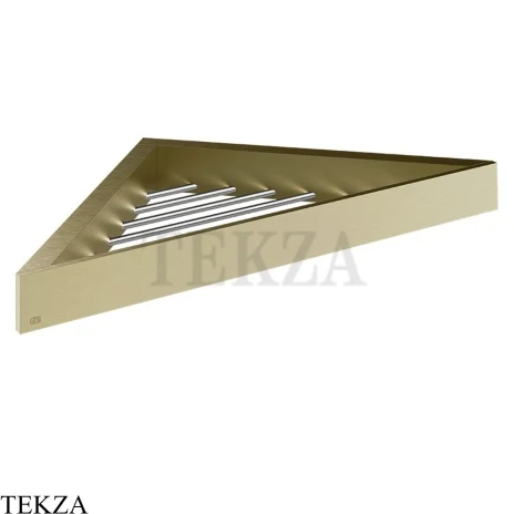 Gessi Rettangolo Угловая решетка-полка в душевую зону 20861-727, Brass Br. PV