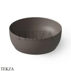 Dea Design Washbasins Раковина настольная круглая Solid Surface DD9093 400 6, Grey Brown №6