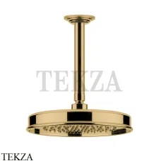Gessi VENTI20 Верхний душ 200 с потолочным креплением 65152-727, Brushed Brass