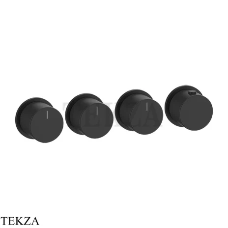 Gessi Habito Bath-shower Термостат на 3 потока, внешняя часть 63436-299, Black XL