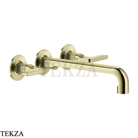 Gessi INCISO Смеситель для раковины излив длинный, внешняя часть 58092-710, Brass PVD