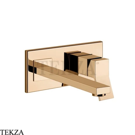 Gessi RETTANGOLO K Смеситель для раковины, внешняя часть 53090-735, Warm Bronze PVD