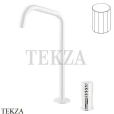 FIMA Carlo Frattini Spillo TECH V Смеситель для раковины, с донным клапаном F3271TNDVBS, белый матовый