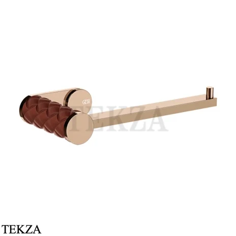 Gessi Pelle Tresse Держатель туалетной бумаги без крышки, 78655-444, Red Cherry/ Copper PVD