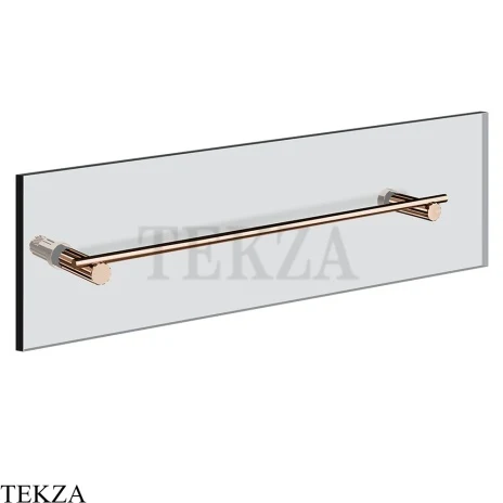 Gessi Incastri Полотенцедержатель для крепления на стекло, 45 см 75513-030, медь глянец