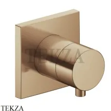 Keuco IXMO Comfort Вентиль запорный, квадрат, внешняя часть 59541031002, Бронза шлифованная