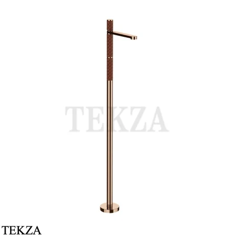 Gessi Pelle Tresse Смеситель для раковины напольный, внешняя часть 78295-444, Red Cherry/ Copper PVD