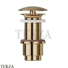 Newform Донный клапан для раковины 65-85 со свободным сливом 229.61.020, PVD Glossy Gold