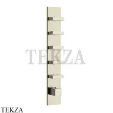 Gessi Rettangolo Wellness Термостат 5 выходов, внешняя часть 43030-720, Nickel PVD