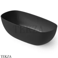 Dea Design Modern Ванна отдельностоящая скругленная 180x85 Solid Surface DD8666 1800 16, Black №16