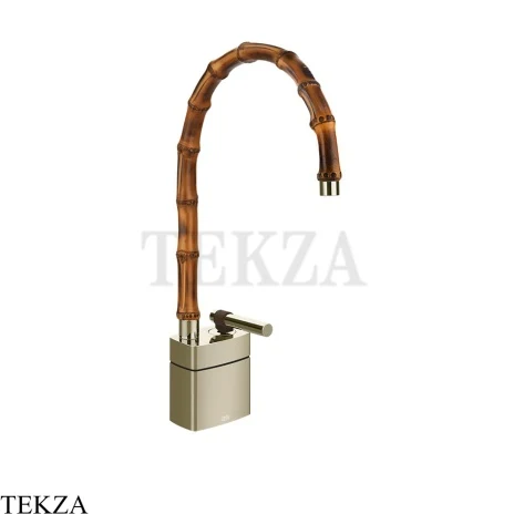 Gessi Jacqueline Смеситель для раковины средний, без донного клапана 77029-720, никель глянец