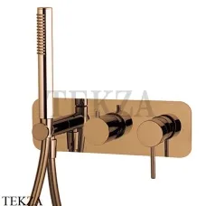 FIMA Carlo Frattini Spillo UP Смеситель для душа, 2 потока, с гарнитуром, F3049WX2ZL, Amber Bronze