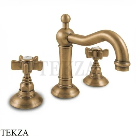 Nicolazzi DAMES ANGLAISES Смеситель для раковины с донным клапаном, 1409BZ18, бронза classic