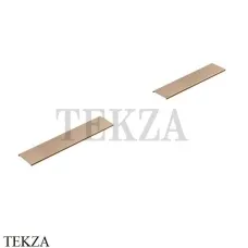 Gessi Shower G Drains Боковая крышка 60см для сливной фитинга, 67051-726, Warm Bronze Br. PVD