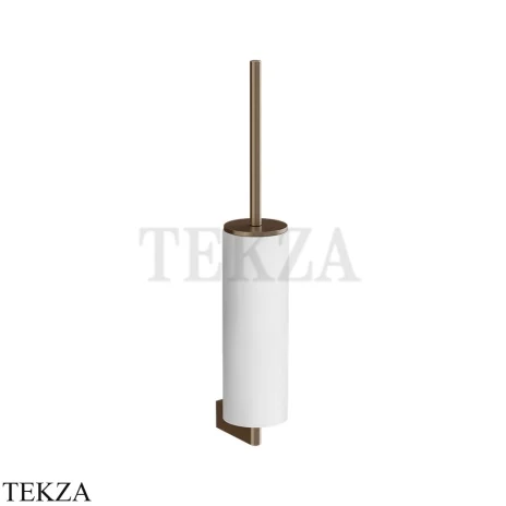 Gessi Origini Туалетный ершик настенный, белый 66419-761, Coffee Bronze Br. PVD
