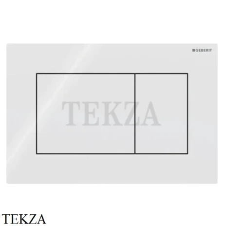 Geberit Sigma01 Клавиша смыва пластик 115.660.11.1, белый глянцевый