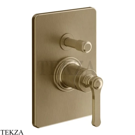 Gessi VENTI20 Смеситель для душа, 2 поток, внешняя часть 65079-791, Deep Bronze Br. PVD