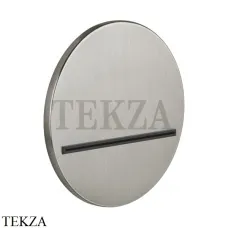 Gessi CASCATA Каскадный излив настенный круглый 65295-149, Finox Brushed Nickel