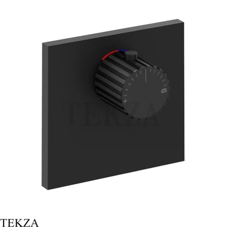 Gessi Incastri Термостат для душа, внешняя часть 75354-299, черный матовый