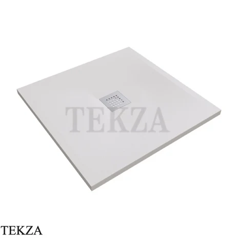 Flaminia CM3 поддон душевой керамический 80×80×3 см, белый Bianco матовый