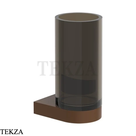 Gessi Perle Стакан для зубных щёток настенный 74816-845, бронза Dark Brush