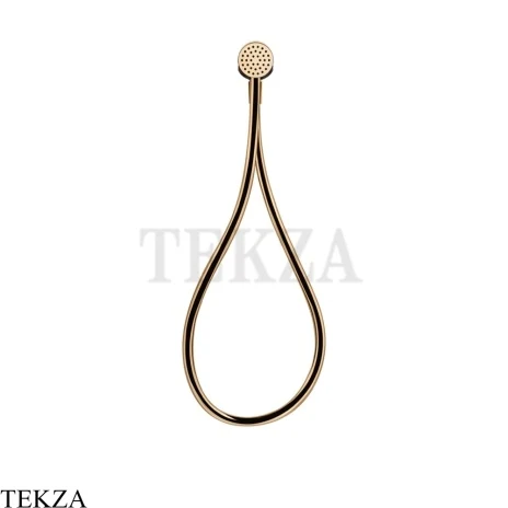 Gessi HI-FI Душевой комплект с магнитной лейкой, шланг из хромолюкс 63099-735, Warm Bronze PVD