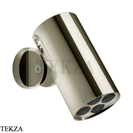 Gessi SPOTWATER Душевая головка настенного крепления, многоструйная 57261-720, Nickel PVD